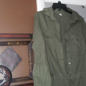 Olive Utility Jumpsuit